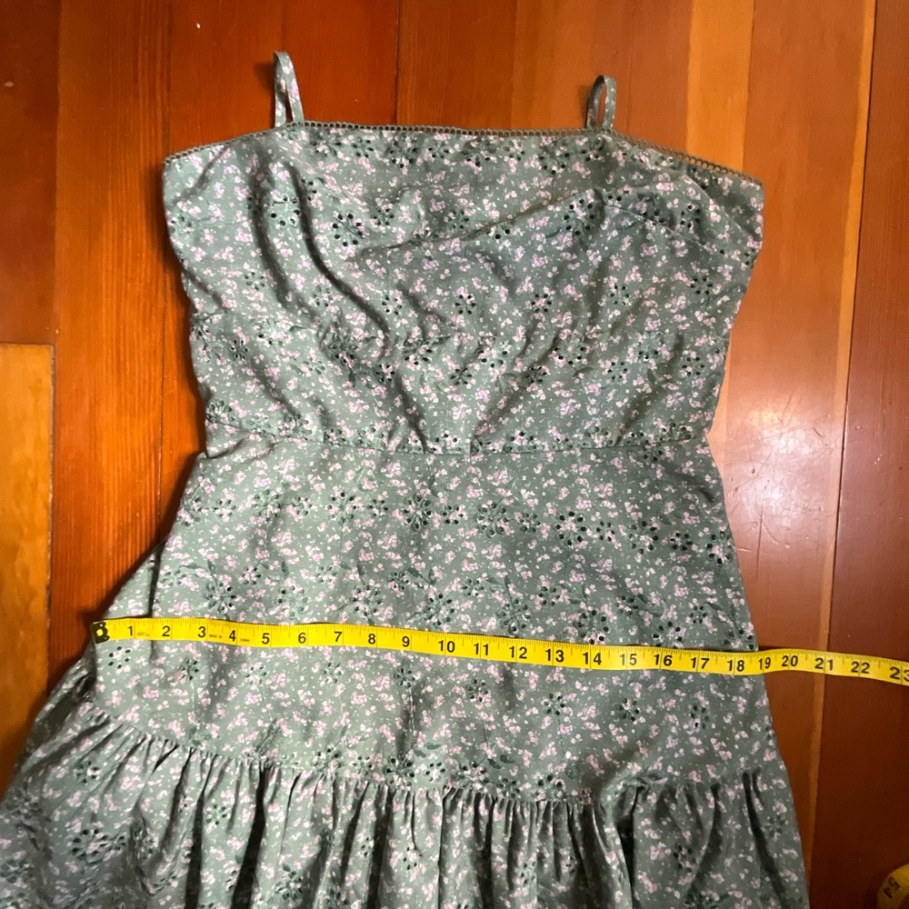Altar'd State Green Floral Eyelet Dress - Picture 10 of 10